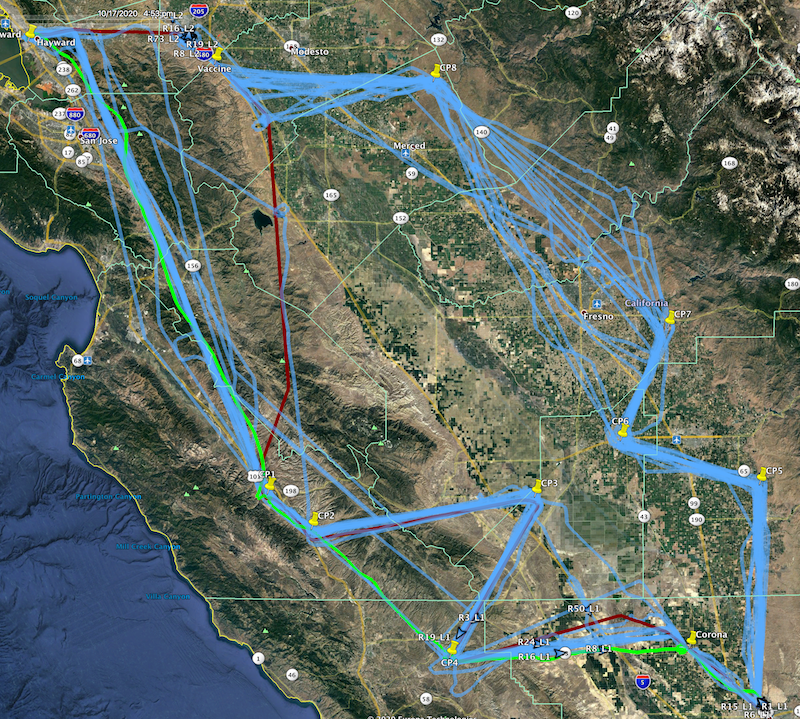 2020 GPS Tracks